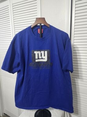 NFL Men's Deep Blue NY Giants Logo Tee